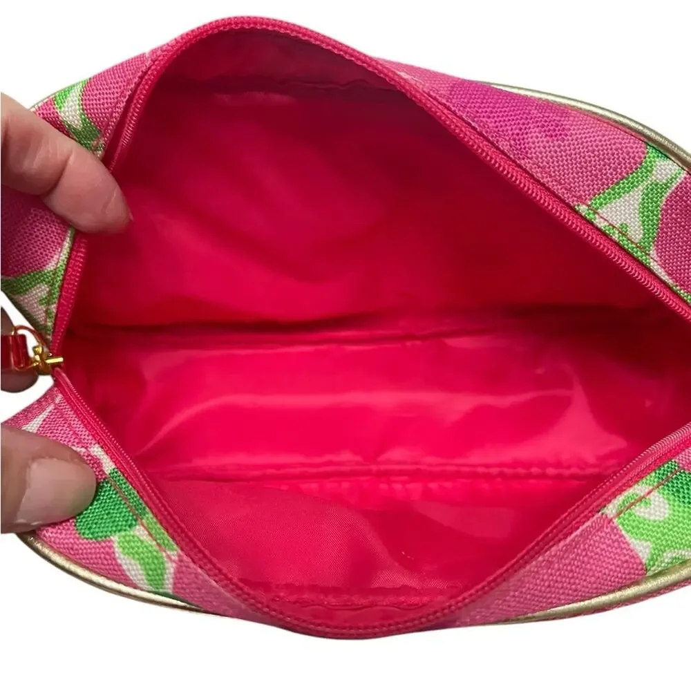 NWOT LILLY PULITZER Estée Lauder Floral PVC Women's Cosmetic Bag Make‎ Up Case
